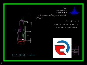 نقشه utm دو خطی ثبت و شهرداری منطقه 6 تهران