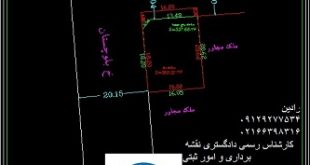 نقشه دو خطی برای شهرداری منطقه 2 تهران
